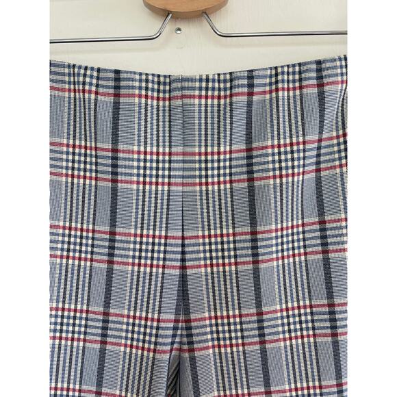 RAG & BONE black blue red white plaid Monet slim skinny trouser career work pant - Picture 8 of 9